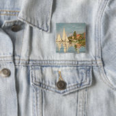 Claude Monet | Regatta in Argenteuil, c.1872 Button (Beispiel)