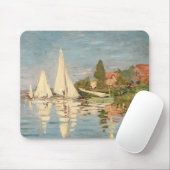 Claude Monet| Regatta in Argenteuil, c.1872 Mousepad (Mit Mouse)