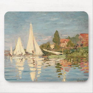 Claude Monet Regatta in Argenteuil, c.1872 Mousepad