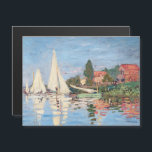 Claude Monet - Regattas Argenteuil Magnetkarte<br><div class="desc">Regattas in Argenteuil,  Regiert ein Argentinier. Von Claude Monet im Jahre 1872.</div>