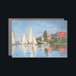 Claude Monet - Regattas in Argenteuil Auto Magnet<br><div class="desc">Regattas in Argenteuil,  Regiert ein Argentinier. Von Claude Monet im Jahre 1872.</div>