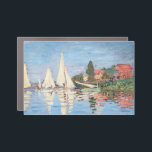 Claude Monet - Regattas in Argenteuil Auto Magnet<br><div class="desc">Regattas in Argenteuil,  Regiert ein Argentinier. Von Claude Monet im Jahre 1872.</div>