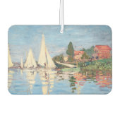 Claude Monet - Regattas in Argenteuil Autolufterfrischer (Vorderseite)