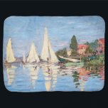 Claude Monet - Regattas in Argenteuil Babydecke<br><div class="desc">Regattas in Argenteuil,  Regiert ein Argentinier. Von Claude Monet im Jahre 1872.</div>
