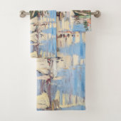 Claude Monet - Regattas in Argenteuil Badhandtuch Set (Insitu)