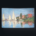 Claude Monet - Regattas in Argenteuil Banner<br><div class="desc">Regattas in Argenteuil,  Regiert ein Argentinier. Von Claude Monet im Jahre 1872.</div>