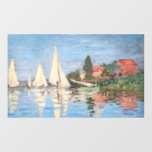 Claude Monet - Regattas in Argenteuil Bodenaufkleber<br><div class="desc">Regattas in Argenteuil,  Regiert ein Argentinier. Von Claude Monet im Jahre 1872.</div>