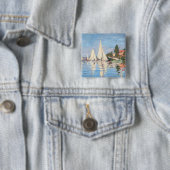 Claude Monet - Regattas in Argenteuil Button (Beispiel)