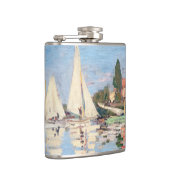 Claude Monet - Regattas in Argenteuil Flachmann (Rechts)