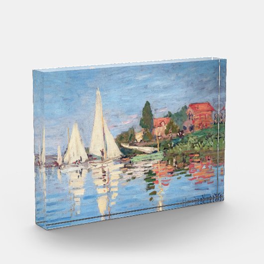 Claude Monet - Regattas in Argenteuil Fotoblock (Links)