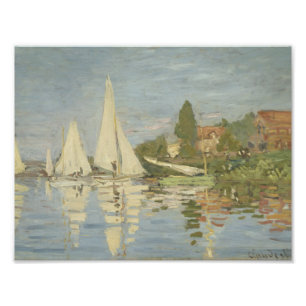 Claude Monet - Regattas in Argenteuil Fotodruck