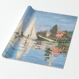 Claude Monet - Regattas in Argenteuil Geschenkpapier