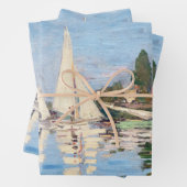 Claude Monet - Regattas in Argenteuil Geschenkpapier Set (Beispiel)