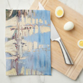 Claude Monet - Regattas in Argenteuil Geschirrtuch (Viertel Falte)