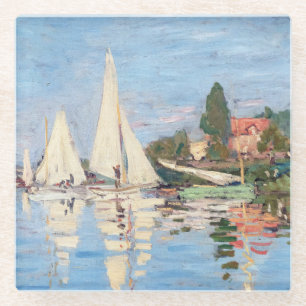 Claude Monet - Regattas in Argenteuil Glasuntersetzer