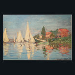 Claude Monet - Regattas in Argenteuil Holzdruck<br><div class="desc">Regattas in Argenteuil,  Regiert ein Argentinier. Von Claude Monet im Jahre 1872.</div>