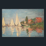 Claude Monet - Regattas in Argenteuil Holzdruck<br><div class="desc">Regattas in Argenteuil,  Regiert ein Argentinier. Von Claude Monet im Jahre 1872.</div>