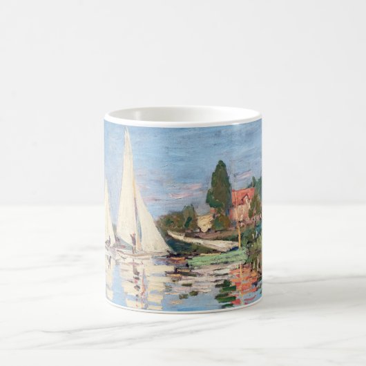Claude Monet - Regattas in Argenteuil Kaffeetasse (Mittel)