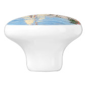 Claude Monet - Regattas in Argenteuil Keramikknauf (Seitenansicht)