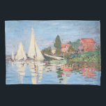 Claude Monet - Regattas in Argenteuil Kissenbezug<br><div class="desc">Regattas in Argenteuil,  Regiert ein Argentinier. Von Claude Monet im Jahre 1872.</div>