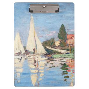 Claude Monet - Regattas in Argenteuil Klemmbrett