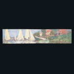 Claude Monet - Regattas in Argenteuil Kurzer Tischläufer<br><div class="desc">Regattas in Argenteuil,  Regiert ein Argentinier. Von Claude Monet im Jahre 1872.</div>