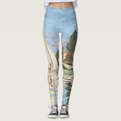 Claude Monet - Regattas in Argenteuil Leggings (Vorderseite)