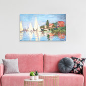 Claude Monet - Regattas in Argenteuil Leinwanddruck (Insitu (Wohnzimmer))