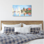 Claude Monet - Regattas in Argenteuil Leinwanddruck (Insitu (Schlafzimmer))