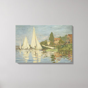 Claude Monet - Regattas in Argenteuil Leinwanddruck