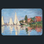 Claude Monet - Regattas in Argenteuil Magnet<br><div class="desc">Regattas in Argenteuil,  Regiert ein Argentinier. Von Claude Monet im Jahre 1872.</div>
