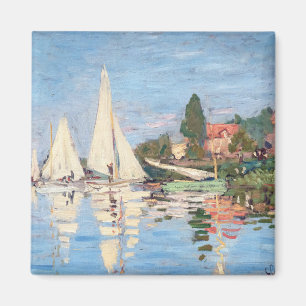 Claude Monet - Regattas in Argenteuil Magnet