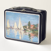 Claude Monet - Regattas in Argenteuil Metall Brotdose (Vorderseite)