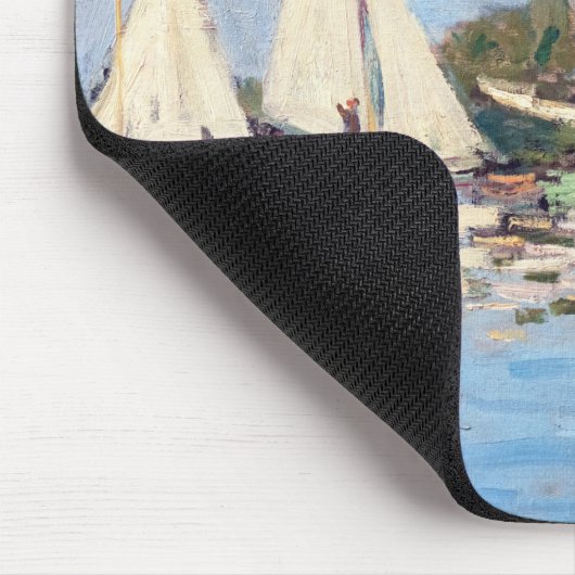 Claude Monet - Regattas in Argenteuil Mousepad (Ecke)