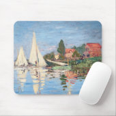 Claude Monet - Regattas in Argenteuil Mousepad (Mit Mouse)