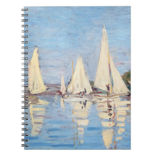 Claude Monet - Regattas in Argenteuil Notizblock