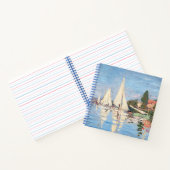 Claude Monet - Regattas in Argenteuil Notizblock (Innenseite)