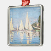 Claude Monet - Regattas in Argenteuil Ornament Aus Metall (Links)
