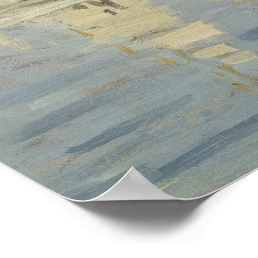 Claude Monet - Regattas in Argenteuil Poster (Ecke)