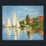 Claude Monet Regattas in Argenteuil Poster<br><div class="desc">Famous painters of all time</div>