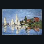 Claude Monet Regattas in Argenteuil Poster<br><div class="desc">Claude Monet Regattas in Argenteuil</div>