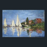 Claude Monet Regattas in Argenteuil Poster<br><div class="desc">Claude Monet Regattas in Argenteuil</div>