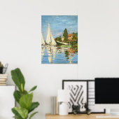 Claude Monet Regattas in Argenteuil Poster (Heimbüro)