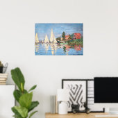 Claude Monet - Regattas in Argenteuil Poster (Heimbüro)
