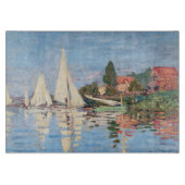 Claude Monet - Regattas in Argenteuil Schneidebrett (Vorderseite)