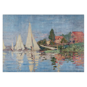 Claude Monet - Regattas in Argenteuil Schneidebrett