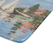 Claude Monet - Regattas in Argenteuil Schneidebrett (Ecke)