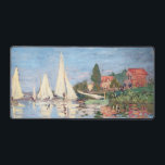 Claude Monet - Regattas in Argenteuil Schreibtischunterlage<br><div class="desc">Regatten in Argenteuil,  Regates in Argenteuil. Von Claude Monet im Jahre 1872.</div>