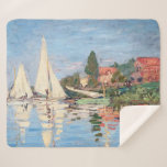 Claude Monet - Regattas in Argenteuil Sherpadecke<br><div class="desc">Regattas in Argenteuil,  Regiert ein Argentinier. Von Claude Monet im Jahre 1872.</div>