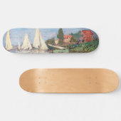 Claude Monet - Regattas in Argenteuil Skateboard (Horizontal)